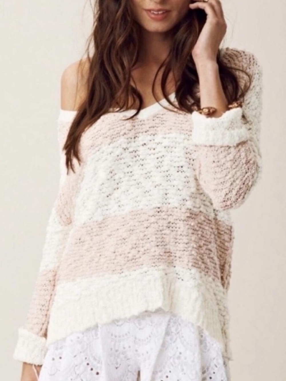 Free People 'Rugby Songbird' Sweater